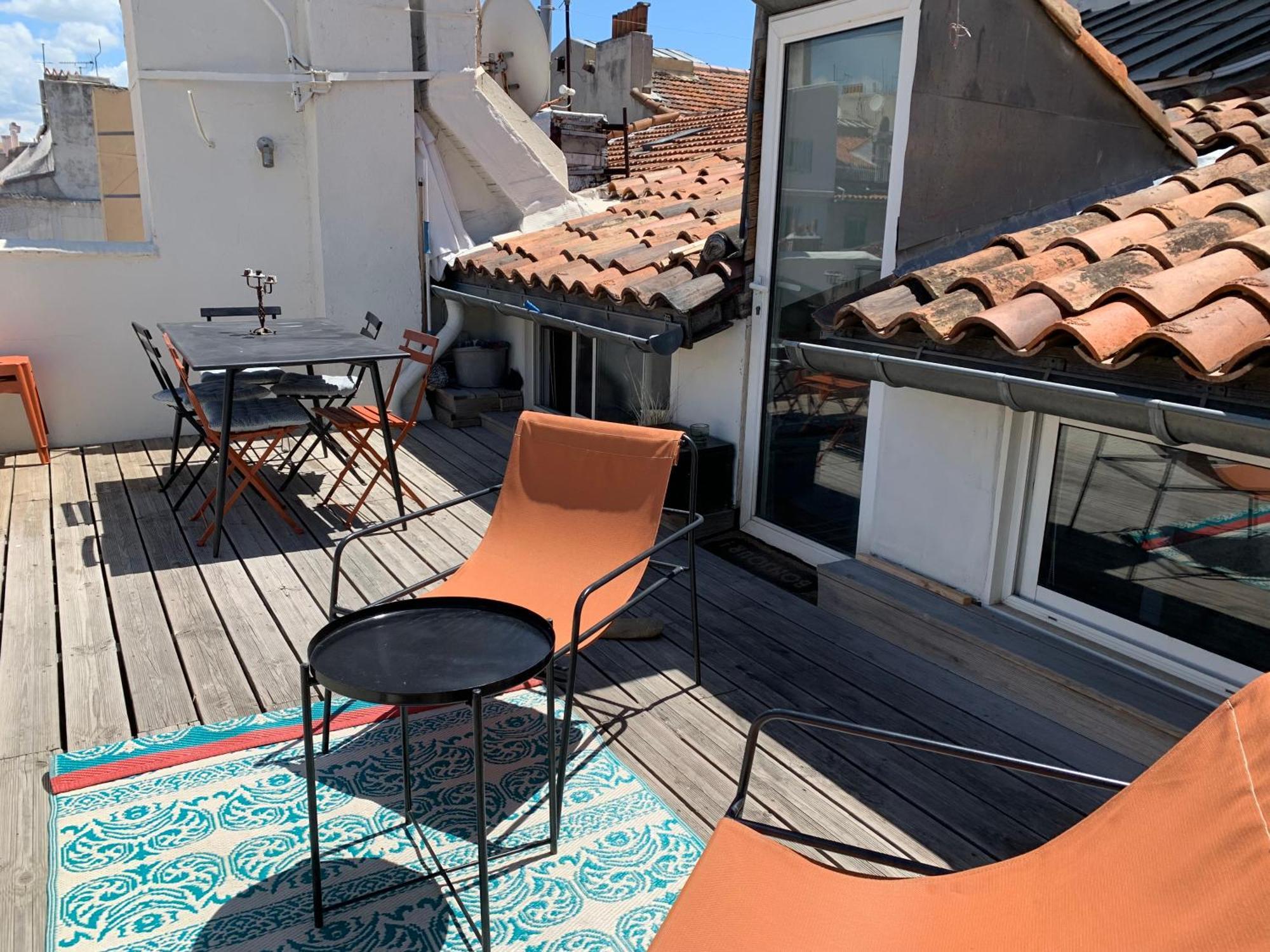 Studio Toit Terrasse Vieux Port มาร์กเซย ภายนอก รูปภาพ